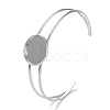 Non-Tarnish 304 Stainless Steel Bracelets Setting Making LS-BJEW-B090-03D-P-1