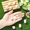 5Pcs 5 Styles Easter Opaque Resin Pendants RESI-YW0002-15-5