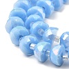 AB Color Plate Glass Beads Strands EGLA-P051-02A-B08-3