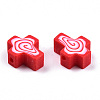 Handmade Polymer Clay Beads CLAY-T020-30E-3