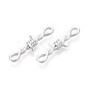 Zinc Alloy Barbed Wire Links Connector Charms TIBE-N016-01P-2