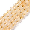 Heated Natural Citrine Beads Strands G-C171-D02-02-1