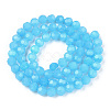 Imitation Jade Glass Beads Stands EGLA-A035-J10mm-D04-3