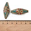 Handmade Tibetan Style Beads KK-Z157-09AG-01-3