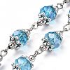 Handmade Glass Beaded Chains AJEW-JB00498-03-1
