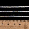 Electroplate Glass Beads Strands GL-CBAA615-01I-4