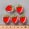 Transparent Enamel Acrylic Beads X-TACR-S155-003F-4