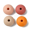 Rondelle Food Grade Eco-Friendly Silicone Focal Beads SIL-F003-07B-2