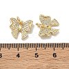 Brass Micro Pave Cubic Zirconia Pendants KK-D235-19G-05-3