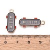 Alloy & Enamel Pendants ENAM-T021-50G-3