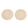 Rack Plating Brass Filigree Pendants LS-KKC-T001-64KC-2