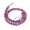 Natural Dyed & Heated Striped Agate/Banded Agate Beads Strands X-G-E537-01C-01-2