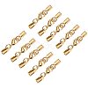 Alloy Clip Ends With Lobster Claw Clasps KK-PH0034-22-1