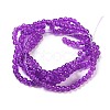 Crackle Glass Beads Strands X-CCG-Q001-4mm-12-2