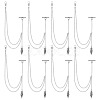 8Pcs Alloy Pendant Decorations HJEW-DC00189-1
