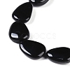 Natural Black Gemstone Beads Strands G-Q164-C01-01-4