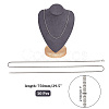 10Pcs 304 Stainless Steel Box Chain Necklaces Set for Men Women NJEW-NB0001-14-2