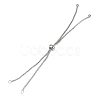 Tarnish Resistant Adjustable 304 Stainless Steel Slider Bracelets Making X-STAS-T050-031P-4
