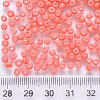 6/0 Baking Paint Glass Round Seed Beads SEED-S036-01C-12-3