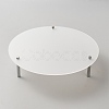 Acrylic Round Dessert Display Easels ODIS-WH0030-262A-1