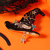 Halloween Alloy Enamel Witch Hat Brooches for Women SC0855-4-2