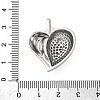 Brass Micro Pave Cubic Zirconia Pendants KK-S510-32GP-01-3