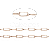 Ion Plating(IP) 304 Stainless Steel Paperclip Chains CHS-F010-01I-RG-1