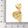 Brass Micro Pave Colorful Cubic Zirconia Pendants KK-P281-01G-P-3