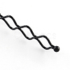 Hair Accessories Iron Wavy Hair Band Findings OHAR-Q043-06-2
