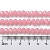 Baking Paint Imitation Jade Glass Bead Strands X-DGLA-A034-J6MM-A3-5