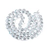 Transparent Electroplate Glass Beads Strands EGLA-N012-06D-2