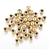 Round PVD Vacuum Plating 304 Stainless Steel Beads X-STAS-F105-03-6mm-1