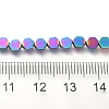 Electroplated Synthetic Non-magnetic Hematite Beads Strands G-C154-B01-01B-4