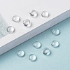 Transparent Glass Cabochons X-GGLA-R026-6mm-8