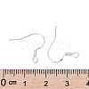 925 Sterling Silver Flat Coil Earwire STER-S002-53-3