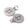 Non-Tarnish 304 Stainless Steel Charms STAS-Q201-T452P-2