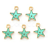 Alloy Enamel Charms X-ENAM-S121-028B-2