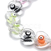 Handmade Evil Eye Lampwork Beads Strands LAMP-F035-15C-3