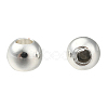 PVD Vacuum Plating Brass Round Spacer Beads X-KK-I601-3mm-S-RS-1