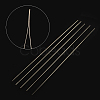 Iron Collapsible Big Eye Beading Needles ES001Y-S-125mm-01-2