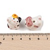 Handmade Printed Porcelain Beads PORC-A026-02-3