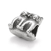 304 Stainless Steel European Beads STAS-G256-28AS-3