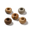 Natural Picture Jasper European Beads G-G740-14x8mm-03-2