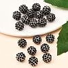 Alloy Rhinestone Beads RB-A034-10mm-A02B-4