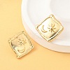 304 Stainless Steel Stud Earrings EJEW-D309-01G-3