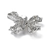 Cross Alloy Rhinestone Brooch Pins JEWB-Z034-06P-02-2