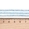 Electroplate Bicone Glass Beads Strands GL-T021-2.5x3mm-16-17-4