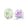 UV Plating Rainbow Iridescent Acrylic Beads OACR-H112-16A-2
