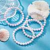 POM Plastic Imitation Pearl Round Beaded Stretch Bracelets BJEW-JB09517-4