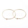 316 Surgical Stainless Steel Hoop Earring Findings X-STAS-J025-01F-G-1